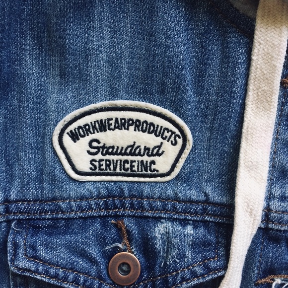 Forever 21 Denim Sweater Jacket - Picture 5 of 7